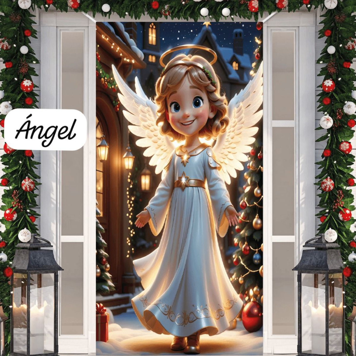 FUNDAS NAVIDEÑAS PARA PUERTA