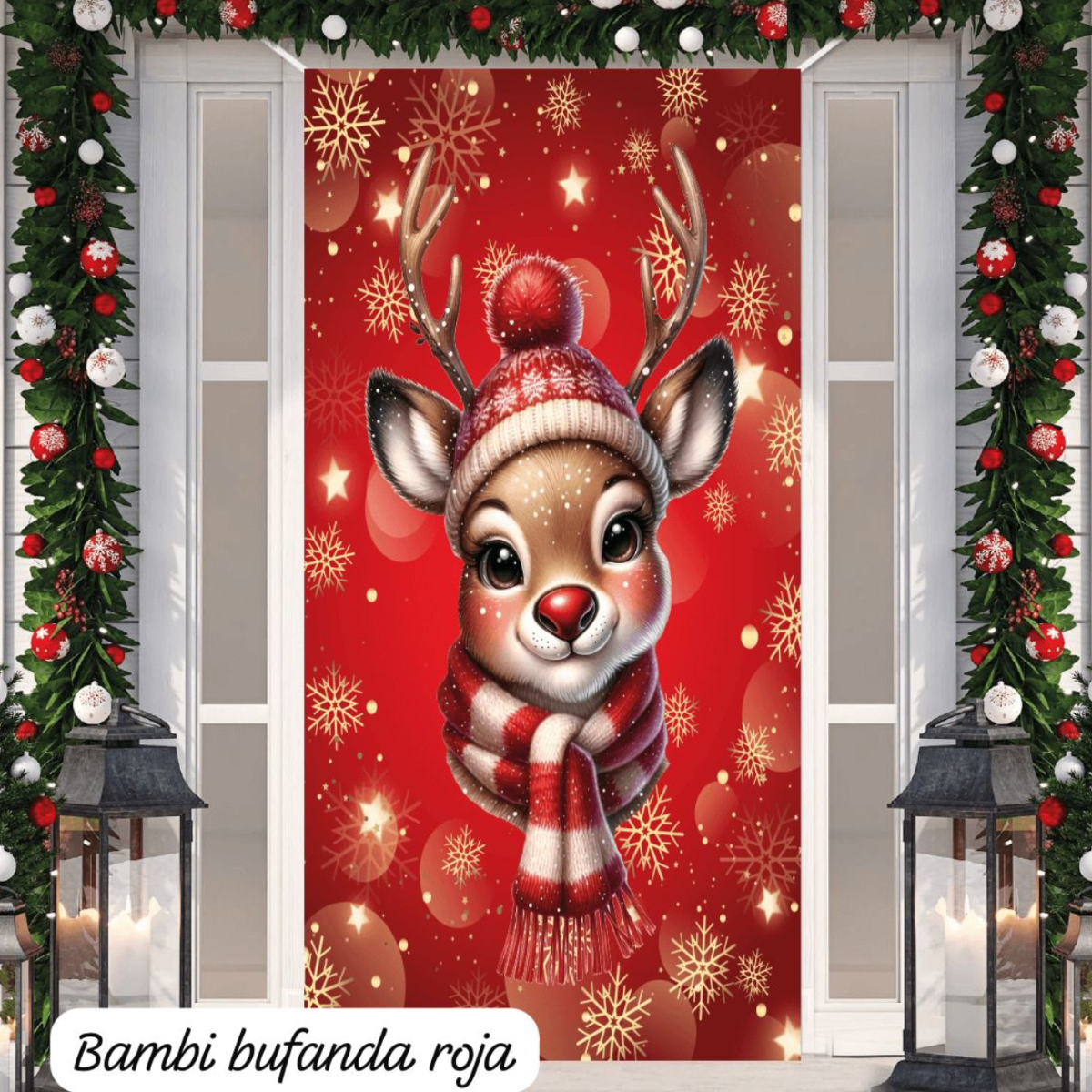 FUNDAS NAVIDEÑAS PARA PUERTA