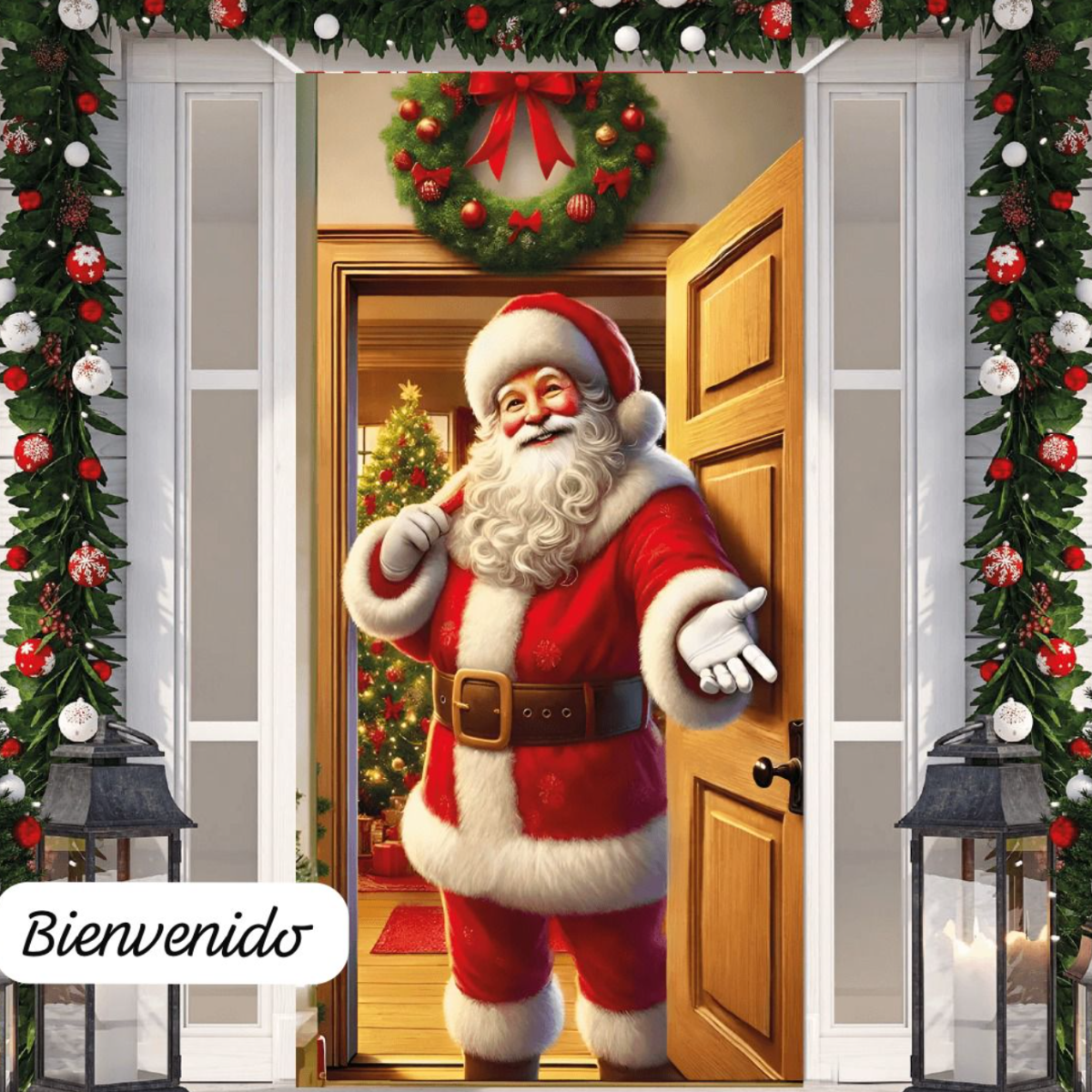 FUNDAS NAVIDEÑAS PARA PUERTA