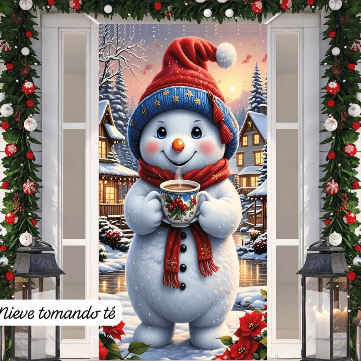 FUNDAS NAVIDEÑAS PARA PUERTA