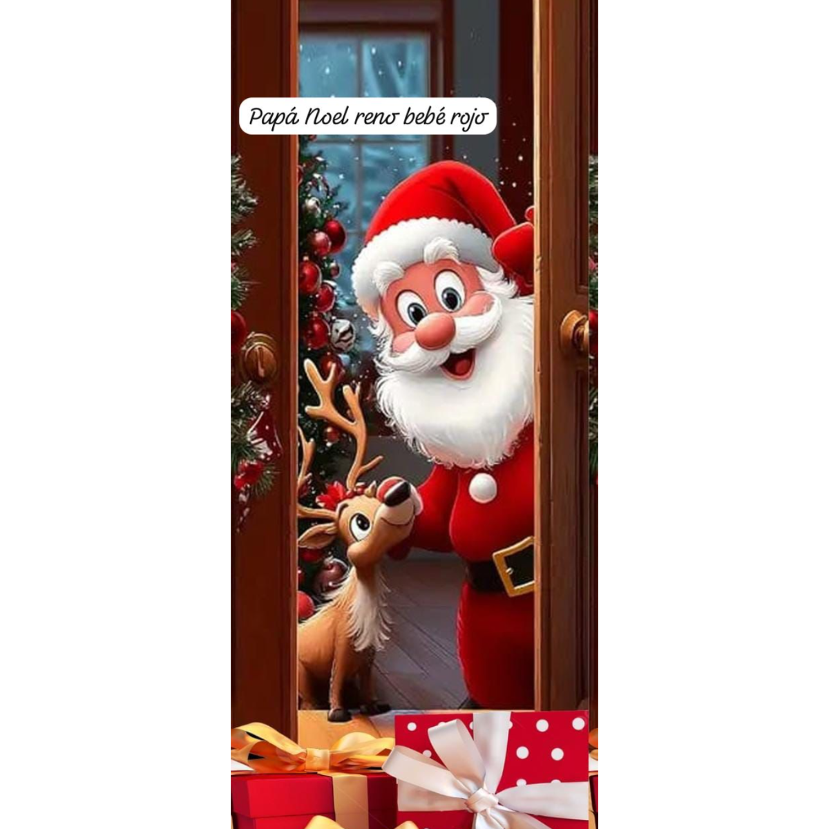 FUNDAS NAVIDEÑAS PARA PUERTA