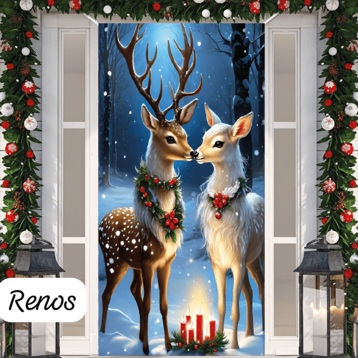 FUNDAS NAVIDEÑAS PARA PUERTA