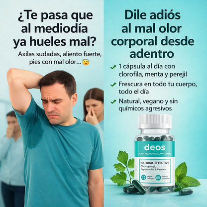 DEOS – CUIDADO INTERNO PARA LA FRESCURA CORPORAL