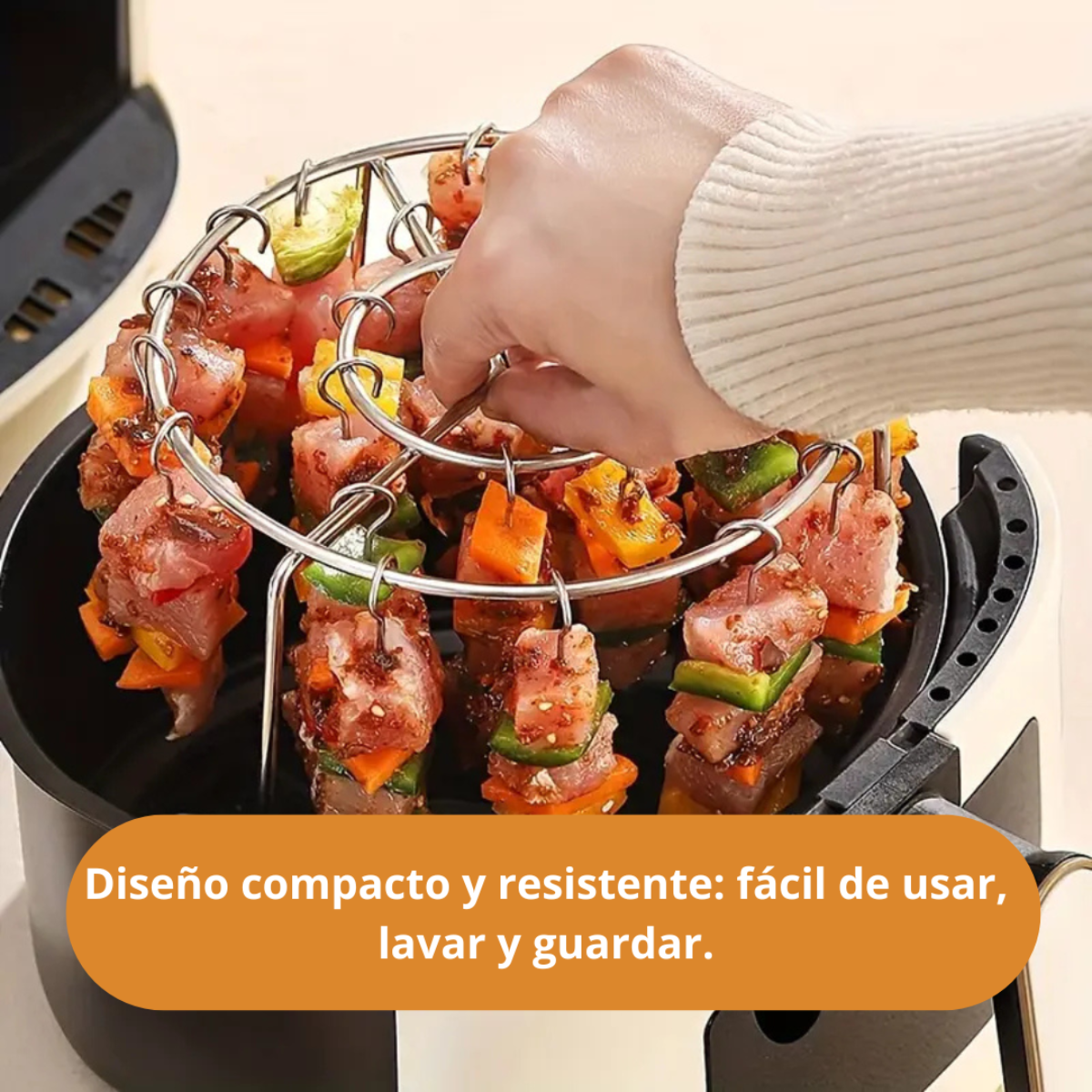 PARRILLA PARA AIRFRYER + EBOOK: RECETARIO PARRILLA PARA AIRFRYER