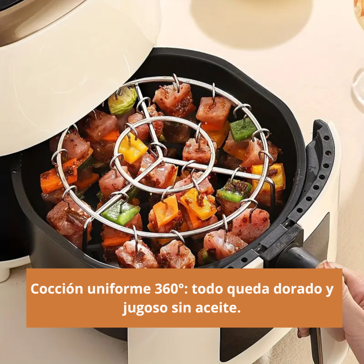 PARRILLA PARA AIRFRYER + EBOOK: RECETARIO PARRILLA PARA AIRFRYER