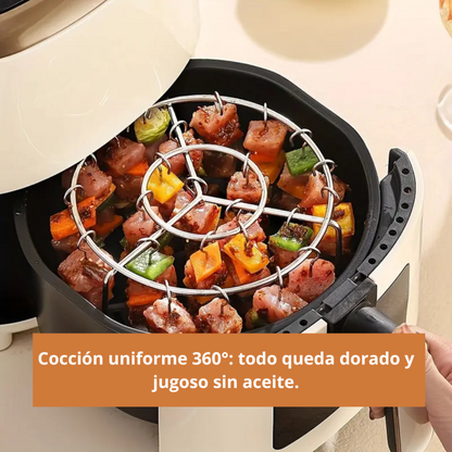 PARRILLA PARA AIRFRYER + EBOOK: RECETARIO PARRILLA PARA AIRFRYER