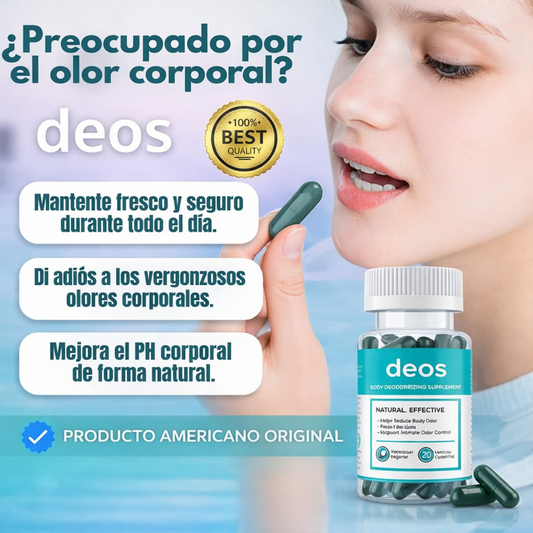 DEOS – CUIDADO INTERNO PARA LA FRESCURA CORPORAL