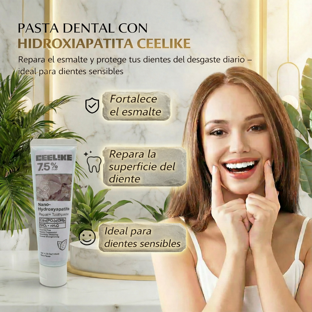 CEELIKE 7.5% – LIMPIEZA, REPARACIÓN Y PROTECCIÓN DENTAL