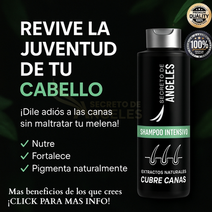 SHAMPOO CUBRECANAS + REGALO