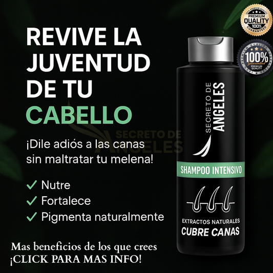 SHAMPOO CUBRECANAS + REGALO