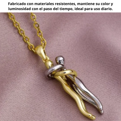 COLLAR ABRAZO ETERNO﻿ + CAJA DE REGALO