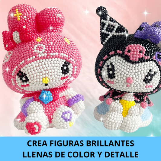 ALCANCÍA FIGURA DE PINTURA DIAMANTE 3D